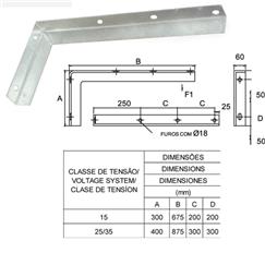 Suporte horizontal