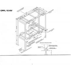 Cavalete de Medio para TC & TP padro CPFL